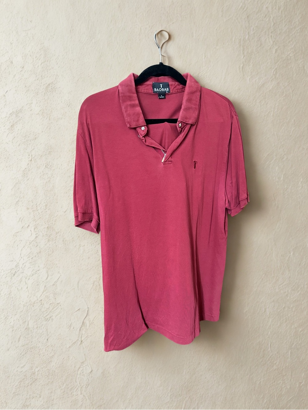 Baobab Collection Men's Red Polo Shirt